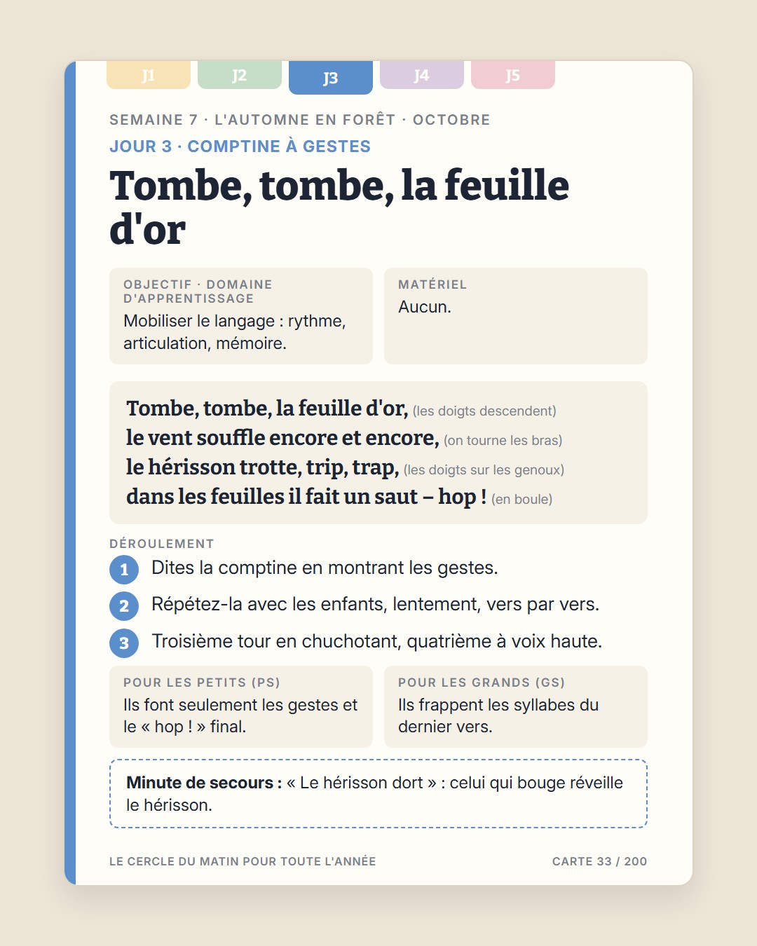 Cercle du Matin · 3